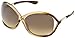 Tom Ford Authentic Sunglasses: Whitney TF9, Shiny Transparent Rose / Gradient Brown Lenses, 64/14/110