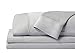 SHEEX Original Performance Sheet Set, Cooling Bed Sheet with 1 Flat Sheet, 1 Fitted Sheet, and 2 Standard Pillowcases, Queen, Pearl Blue