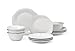 Lenox French Perle 12-Piece Dinnerware Set, White, with Accent Plates