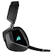 CORSAIR VOID RGB ELITE Wireless Gaming Headset – 7.1 Surround Sound – Omni-Directional Microphone – Microfiber Mesh Earpads – Up to 40ft Range – iCUE Compatible – PC, Mac, PS5, PS4 – Carbon