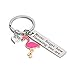 BOMEON Flamingo Gifts for Women, Flamingo Keychain Womens Keychain, Inspirational Gifts for Women, Motivational Gifts, Encouragement Gifts for Women, Get Well Soon Gifts, Cheer Up Gifts for Women