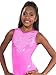 GK Girls Pink Diamonds Leotard - One Piece Outfit for Gymnastics, Dance, Ballet (AXS, Pink)