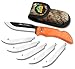 OUTDOOR EDGE RazorBlaze, RB-20, 3.5' Replaceable Blade Folding Hunting Knife, Non-Slip Rubberized TPR Handle (Blaze Orange)