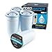 Culligan ZeroWater Official Replacement Filter - 5-Stage 0 TDS Filter Replacement - System IAPMO Certified to Reduce Lead, Chromium, and PFOA/PFOS, 4-Pack