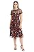 Maggy London Women's Illusion Dress Occasion Event Party Holiday Cocktail Guest of Wedding, Black/Multi, 16