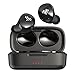 iLuv myBuds Wireless Earbuds, Bluetooth 5.3, Built-in Microphone, 20 Hour Playtime, IPX6 Waterproof Protection, Compatible with Apple & Android, Includes Charging Case & 4 Ear Tips, TB100 Black