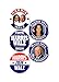 5 Pack - Kamala Harris Tim Walz 2024 Vote Democrat Presidential Election Political Campaign Pinback Buttons - 2.25 Inch