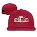 Unisex Papa-Johns Baseball Hat Adjustable Cap Dark Red