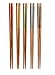 Cost Plus World Market Multicolor Stripe Bamboo Chopsticks 5-Pack