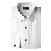 Ike Behar Tuxedo Shirt in White (16.5/32/, White)