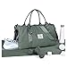 Gym Bag Womens Mens with Shoes Compartment and Wet Pocket,Travel Duffel Bag for Plane,Sport Gym Tote Bags Swimming Yoga,Waterproof Weekend Overnight Carry on Bag Hospital Holdalls