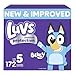 Luvs Diapers - Size 5, 172 Count, Bluey Disposable Baby Diapers