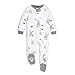 Burt's Bees Baby Sleep and Play PJs, 100% Organic Cotton One-Piece Zip Front Romper Jumpsuit Pajamas