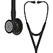 3M Littmann Cardiology IV Diagnostic Stethoscope, 6163, More Than 2X as Loud*, Weighs Less**, Stainless Steel Black-Finish Chestpiece, 27' Black Tube, Stem, and Headset