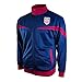 Icon Sports Officially Licensed U.S. Soccer Full Zip Up Active Adult Training Soccer Track Jacket | Striker, Navy, Large