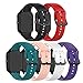 E ECSEM Bands Compatible with Sebay T99 Band Soft Silicone Waterproof Adjustable Sport Watch Strap Replacement Wristbands for Sebay T99 Smartwatch Band Accessories