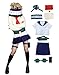 miccostumes Women's Costume Student Cosplay Deluxe JK School Uniform With Mask Scarf And Leg-straps (M)