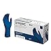 AMMEX GLOVEPLUS HD Medical Blue Latex Gloves, Box of 50, 13 mil, Size XLarge, Powder Free, Textured, Disposable, Non-Sterile, GPLHD88100-BX, Extra large, 50 Count (Pack of 1)