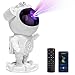 Astronaut Galaxy Projector - Star Projector, Bluetooth Speaker, White Noise, Star and Moon Galaxy Lights for Bedroom with Timer, Nebula Night Light 360° Adjustable with remote, Starry galaxy projector