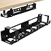 2PACKS Cable Management Under Desk Tray Adjustable Large Under Table Cord Wire Organizer for Standing Desk