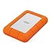 LaCie Rugged Mini, 5T,B USB 3.0 Portable 2.5 inch External Hard Drive for PC and Mac, Orange/Grey, with Rescue Services (STJJ5000400)