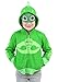 PJ Masks Boys' Toddler Gekko and Catboy Hoodie, Green Long Sleeve, 2T