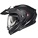 ScorpionEXO AT960 Modular Adventure Street Adult Motorcycle Helmet with Bluetooth Ready Speaker Pockets DOT ECE Approved (Solid Matte Black Large)