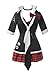 CR ROLECOS Super Danganronpa 2 Junko Enoshima Cosplay Costume Junko Cosplay Outfit Uniform Dress M GC756
