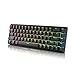 DURGOD Hades 68 RGB Mechanical Gaming Keyboard - 65% Layout - Cherry Profile - Doubleshot PBT - USB Type C - Aluminium Chassis (Cherry Brown, Black)
