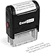 ExcelMark Custom Stamp – Clear & Crisp Impressions – Personalized Self-Inking Rubber Stamp – Use for Address Stamp and More (Small)