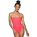 JOLYN Brandon Onesie - Fixed Back Women's Athletic One Piece Swimsuit, Medium-Full Coverage Bathing Suit for Competitive Swimming, Water Polo, Lifeguarding, Paddling, Hot Pink, 30