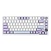 EPOMAKER Ajazz AK820 Pro 75% Mechanical Keyboard, Gasket-Mounted Gaming Keyboard with TFT Smart Display&Knob, Bluetooth 5.1/2.4G Wireless/Type-C Wired Custom Keyboard (Purple, Flying Fish Switch)