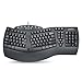 Perixx Periboard-512 Ergonomic Split Keyboard - Natural Ergonomic Design - Black - Bulky Size 19.09'x9.29'x1.73', US English Layout