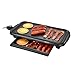 BELLA Electric Griddle with Warming Tray - Smokeless Indoor Grill, Nonstick Surface, Adjustable Temperature & Cool-touch Handles, 10' x 18', Copper/Black