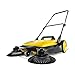 Kärcher - S 4 Twin Walk-Behind Outdoor Hand Push Sweeper - 5.25 Gallon Capacity - 26.8' Sweeping Width - Sweeps up to 26,000 ft²/Hour,Yellow
