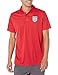 Icon Sports Officially Licensed U.S. Soccer Woven Patch Polo Shirts | Red, X-Large