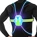 Ni-SHEN LED Reflective Running Vest with Front Light,Running Lights for Runners,Reflective Running Gear for Men/Women Running,Cycling or Walking, High Visibility Warning LED Lights