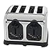 HUBERT Commercial 4-Slot Toaster - 11' L x 11 1/10' W x 7 1/2' H