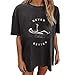 Wukreran Graphic Tees for Women Vintage 90S Summer Y2k Tops for Women Aesthetic Graphic Tees Vintage Clothes Baggy Shorts Sleeve Tshirts Trendy Oversized Blouse Lightning Deals of Today