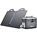 BigBlue 1075.2Wh Solar Generator with 100W Solar Panes Included, LifePo4 Battery Portable Power Station with Panel, 4x1000W(2000W Surge) AC Ports, Ideal for Home Backup, Emergency, RV, Outdoor Camping