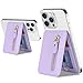 Cavor for Magsafe Wallet,for Apple Magsafe Wallet with Adjustable Stand，Magnetic Wallet for iPhone 14 Pro Max/14 Pro/15/14 Plus/13/12,Magsafe Card Holder,Magsafe Phone Wallet,Zipper Pocket-Purple