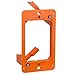 Cmple - Low Voltage Mounting Bracket 1 Gang Multipurpose Drywall Mounting Wall Plate Bracket Single Gang