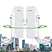 Wireless Bridge with 2 Bracket Mounts, 3KM 5.8G Point to Point Outdoor CPE, Adalov CPE660 Long Range WiFi Bridges for PtP/PtMP with 14DBi High Gain Antenna, PoE Adapter, 2 RJ45 Ethernet Port, 2 Pack