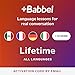 Babbel: Learn a New Language – Choose from 14 Languages including French, Spanish & English - Lifetime App Subscription for iOS, Android, Mac & PC [Online Code]