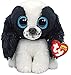 Ty Beanie Boo's-Soft Toy Sissy The Dog 15cm-TY36570, TY36570, White, Black, Small