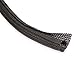 TechFlex F6N0.13BK Flexo F6 General Purpose 1/8-inch Braided Cable Sleeve, Black - 100 Feet