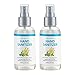 SpaRoom Hydrating Hand Sanitizer, 70% Alcohol with Aloe Vera & Essential Oils, Citrus Scent, 4 Fl Oz Spray Bottle, 2-pack