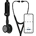 3M Littmann CORE Digital Stethoscope, Our Most Advanced Stethoscope Yet, Up To 40x Amplification*, Active Noise Cancellation, In-App Sound Wave Visualization, Black-Finish Chestpiece, 8480