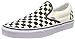 Vans Unisex Classic Slip-on Sneakers (7.5 B(M) US Women / 6 D(M) US Men, Black/Off White Check)