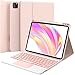 GreenLaw for iPad Pro 11 inch Case with Keyboard, for iPad Pro 11 (4th/3rd/2nd/1st Gen) & iPad Air 11(M2,2024) & 5th/4th Gen, Stain Resistant Cover, 7-Color Backlit, Smart Touchpad, Pink Blush